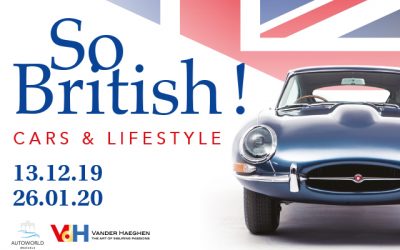 Wedstrijd expositie Autoworld « So British ! Cars & Lifestyle »