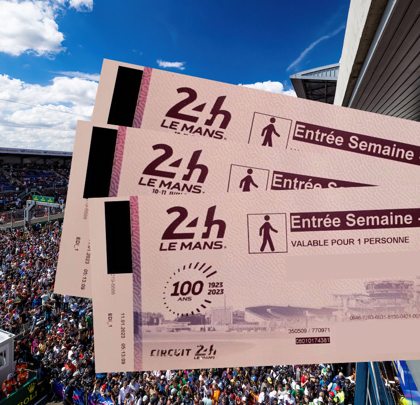 Tickets 24h du mans<br />
